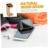 Mipcase 1Pc Bamboo Smart Watch Charging Stand Natural Grain Holder