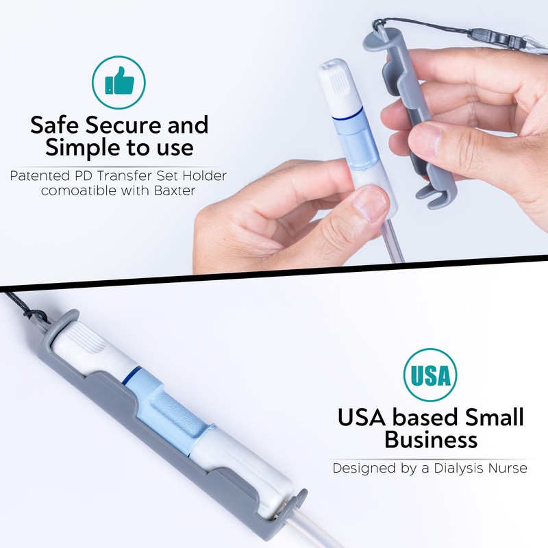 Peritoneal Dialysis Transfer Set Catheter Holder Accessories for Baxter. PD