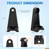 Nilight 2PCS Side-Mounted Brackets Universal Adjustable Mounting Brackets for LED