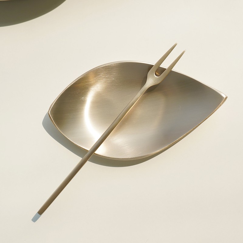 Notdam Bangjja Yugi Cherry Teaspoon Tea Fork 5P / 놋담