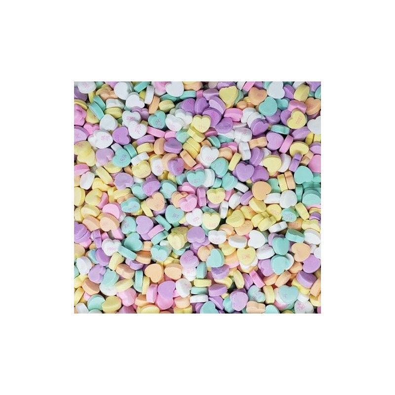 Candy Retailer Valentine's Day Conversation Heart Candies (1 Lb, Small)
