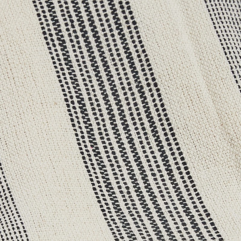 Split P Raven Stripe Throw - 60''L - Off-White