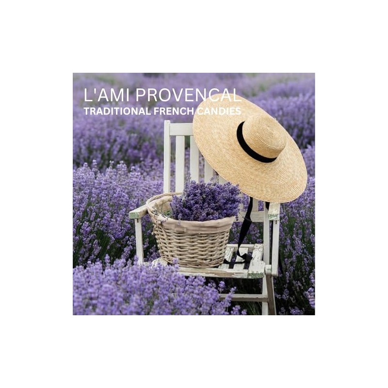 Violet French Hard Candy L'Ami Provencal Hard Candy, 2 Pack