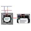 LIAONFOY WiFi Controlled Curtain Switch Flush-Mounted Intelligent Touch Switch Remote