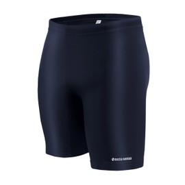 sesto senso Men's Jammer Swimming Trunks Long Tight Boxer Surfing Sailing Water Sports, Dark Blue