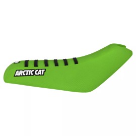 Enjoy Mfg Arctic Cat 250 300 400 454 500 4x4 2x4 Seat Cover ALL GREEN - BLACK rib #277