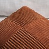 Fancy Homi 2 Packs Rust Boho Decorative Throw Pillow Covers