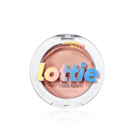 Lottie London Ombré Blush in Serene, Lightweight & High Pigmented Powder Blusher for a Healthy Flush of Natural, Buildable Color