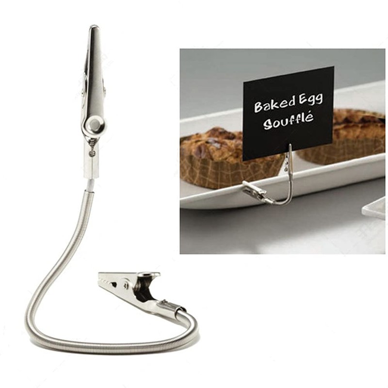 Double Sided Clips, glrovazas 8 Pcs Photo Holders for Tables