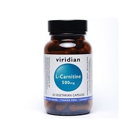 Viridian L-Carnitine 500mg: 60 Veg Caps