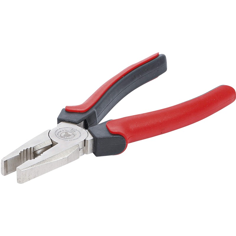 Kraftmann 326 Combination Pliers, Black/Red/Silver, 175 mm