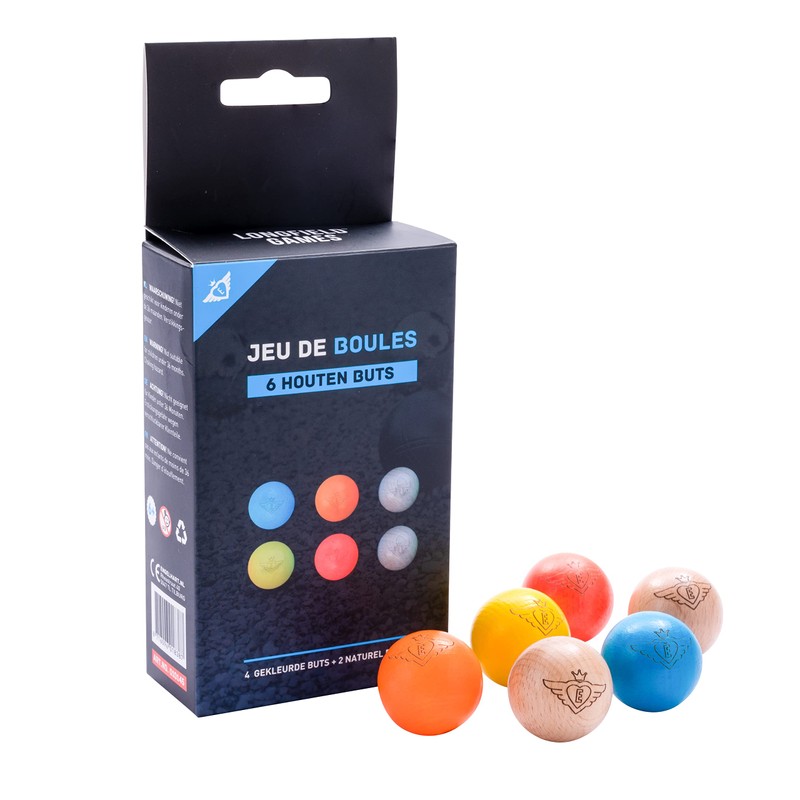 Engelhart - 2 Natural and 4 Beautiful Colourful Wooden Target