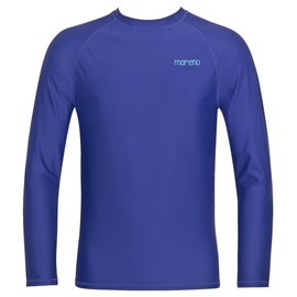 Men's UV Protection T-Shirt (Rash Guard) UV Protect 50+, Oeko-Tex 100 in Navy Blue or Turquoise, navy
