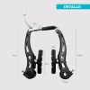 Juego De Frenos Completo V-brake Bicicleta Acero Plastificad