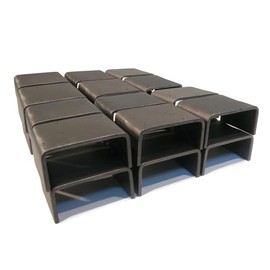 Rollers, Belts, Bearings, Pulleys and Much More- Replacement for (Pack of 24) 2x4 Steel Weld-On for Anchor Lumber Brackets for Pickup for Truck & Hauler