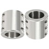 KUAFU Split Collar Tube Clamp Compatible with 1-5/8” OD Weldable