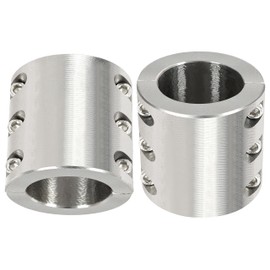 KUAFU Split Collar Tube Clamp Compatible with 1-5/8” OD Weldable Roll Bar Clamps Bolt on Cage Mounts - 2 Pcs