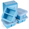 Kinggrand Kitchen 1 Cup Silicone Freezer Molds Silicone Freezer Tray