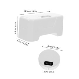 Gatuida Touchless Toilet Flusher with Design Automatic Sensor Operation for Homes and Public Toilets Quiet Mechanism for Peaceful Environment Easy Installation for Fit