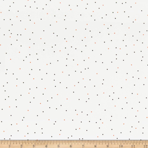 Riley Blake Designs Pin Dot Halloween Fabric Fabric by the