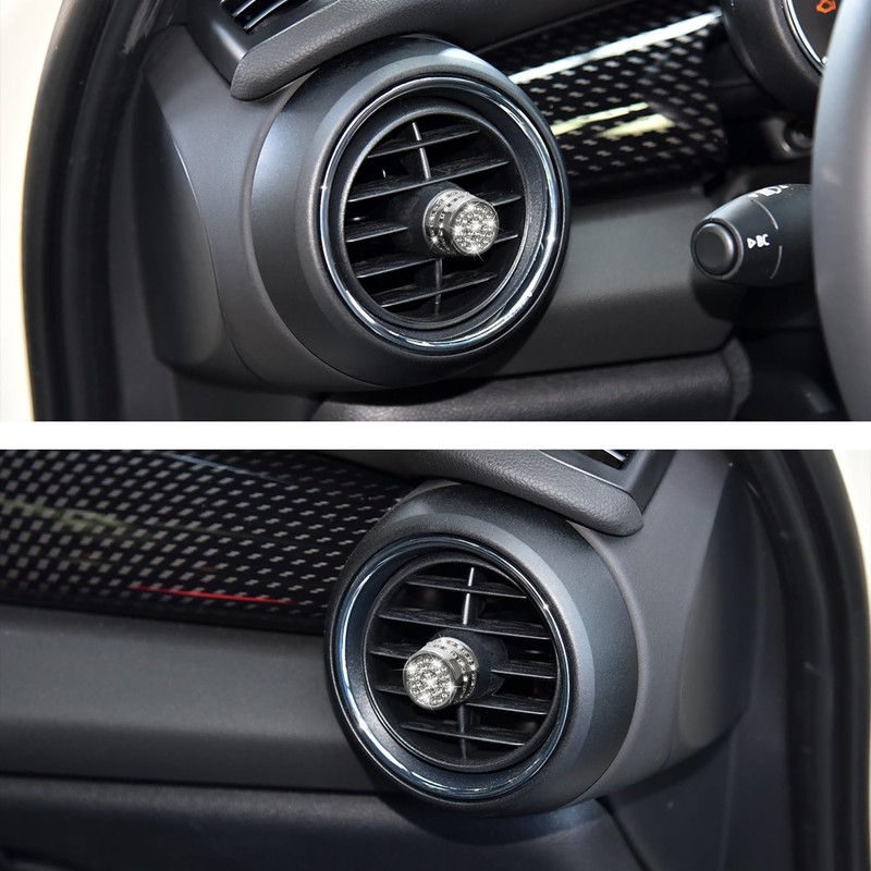 TOMALL Bling AC Vent Outlet Cover Compatible with Mini Cooper