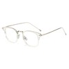 Cyxus TR90+Metal Blue Light Glasses Women Men Square Large Frame