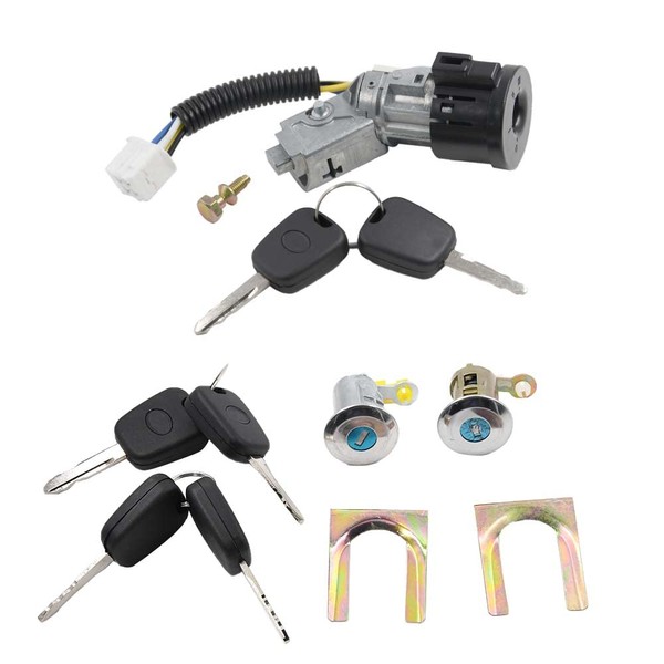 YUCKMZ Ignition Lock and Door Lock Set Lock Cylinder with