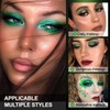 Olive Green Eyeshadow Palette, Black Green Multichrome Eyeshadow for Green