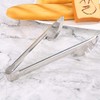 TF 9.5'' Stainless Steel Food Tongs, Silver, 6.5 x 24