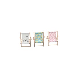 Leadigol 3pcs Cell Phone Holder,Folding Beach Chair Mobile Phone Holder Canvas Wooden Phone Stand,Mini Folding Chair Phone Holder for Mobile Phone