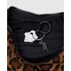 BAGGU Small Nylon Crescent Bag - Leopard
