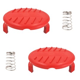 CMZST120SC Replacement String Trimmer Spool Cap Compatible with Craftsman String Trimmer CMCST900,CMESTA900,CMESTE920,CMZST98020,CMCST915 CMEST913(2 Caps+2 Spring)