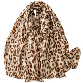 FAIRYGATE Leopard Print Scarf Leopard Dots Print Fashion Large Soft Long Scarf For Women All Seasons Scarfs Scarves 23021