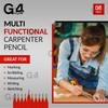 G4GADGET 8 x Carpenter Pencil Joiner Carpenter Toolbox Contractor Woodwork