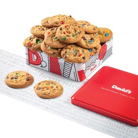 David's Cookies M&M Fresh Baked Cookies 1 Lb. Gift Tin