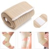 King of Flash Elasticated Compression Pain Relief Knee Support Beige