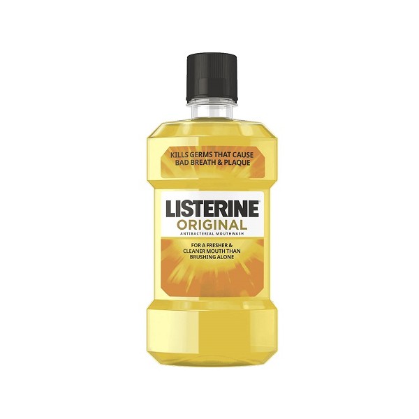 Listerine Original - Antibacterial Mouthwash 500ml - Expiry 05/09/24