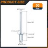 sourcing map 50Pcs 3/16"x3/8" Countersunk Head Blind Rivets, Zinc-Plated Carbon