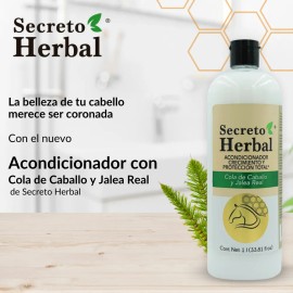 Acondicionador Secreto Herbal Protección Total Jalea Real 1l