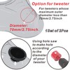 2PCS Speaker&Tweeter Boxes Universal for 6.5" Speakers for UTV ATV
