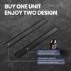 LISEEGO Linear Shower Drain 28 Inch Black, Brushed AISI 304