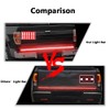 Car Tailgate Light Bar, Riloer 12V Double Row Truck Tailgate