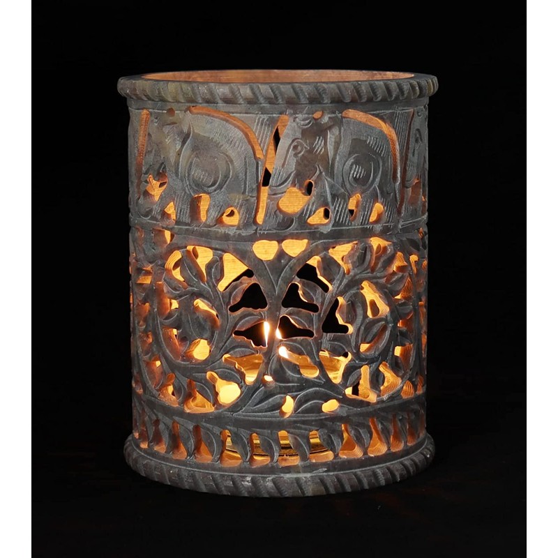 Budawi® Soapstone Incense Burner with Strainer
