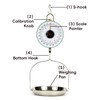 Tada 22LBS Double-Sided Display Mechanical Hanging Scale with Weighing Pan