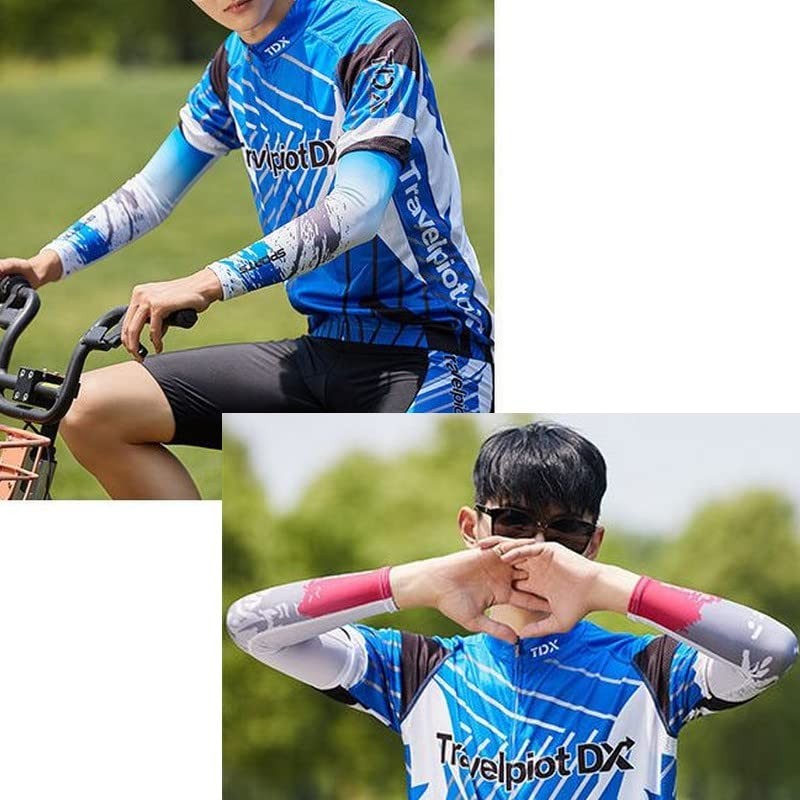 Plus Nao Sports Arm Cover, Arm Sleeve, Unisex, Print, Logo,