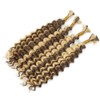 Tuheerst P4/613 Highlight Brown Boho Braids Human Hair Extension Blonde
