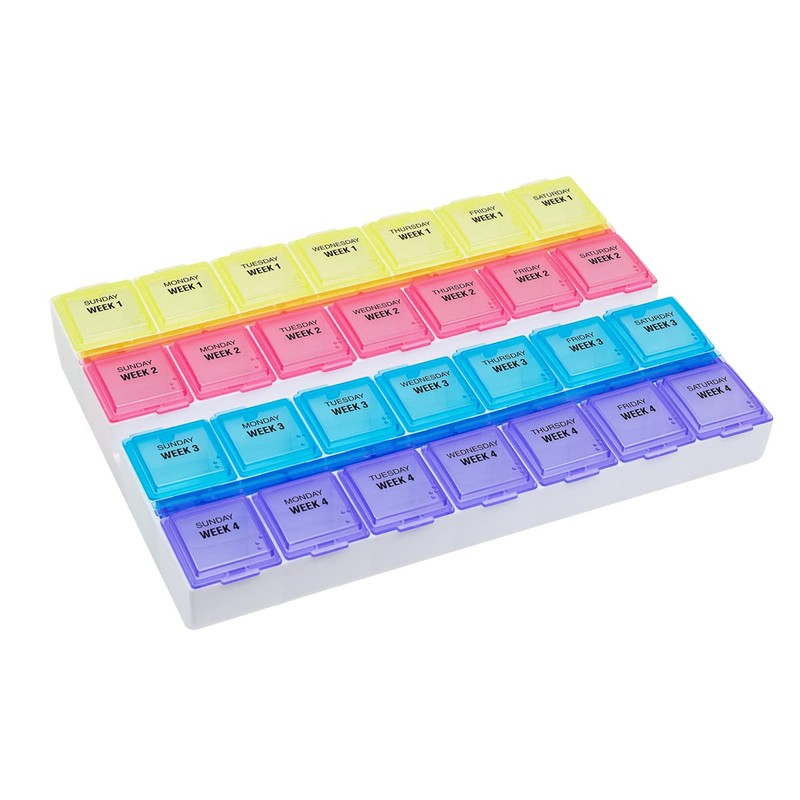 Ezy Dose Monthly Medtime (28-Day) Pill Planner ?Monthly Pill Organizer