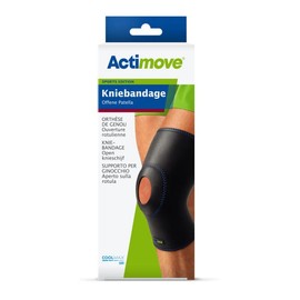 Actimove Sports Edition Knee Support with Open Patella - Firm Compression - for Sports - Black, Extra Large