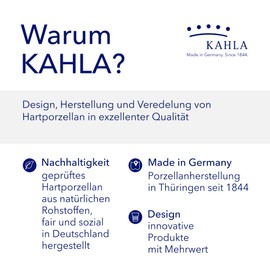 KAHLA 573447A72025C Pronto Colore Frühstücksteller 20,5 cm sky blue|hellblauer Beilagenteller aus Porzellan