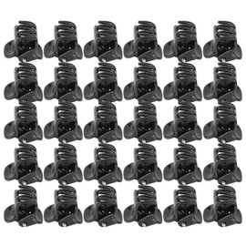 100Pcs Mini Hair Clips Black Tiny Plastic Small Claws Hair Clip Clamp Jaw Clips Ideal for Fine Hair Hair Accessories